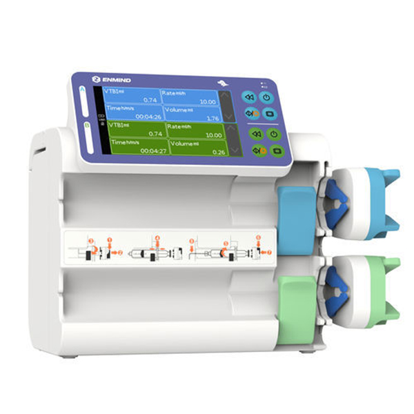 SYRINGE PUMP TOUCH SCREEN DUAL CHANNEL EN-S5D ENMIND
