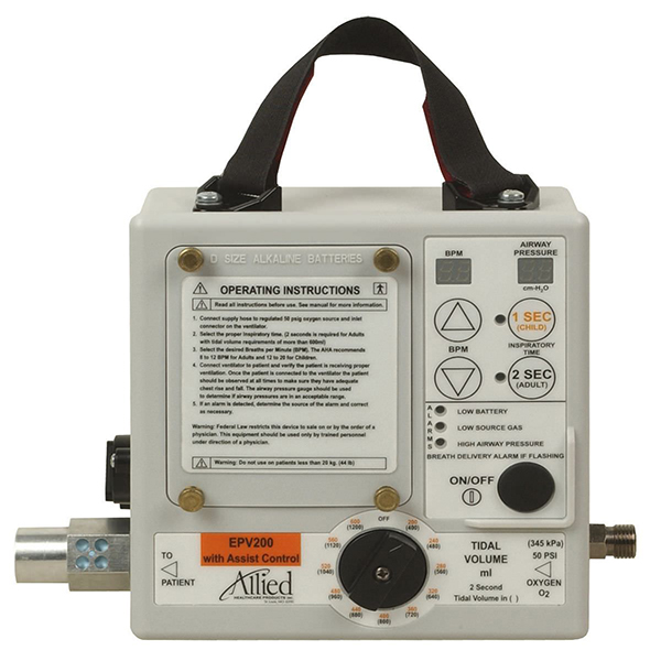 TRANSPORT VENTILATOR EPV-200 ALLIED HEALTHCARE