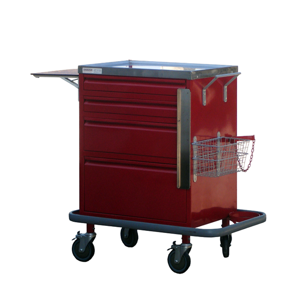 EMERGENCY CRASH CART TROLLEY BALIDA COPY RED