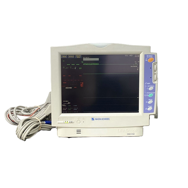 REFURBISHED CARDIAC MONITOR 5 PARAMETERS 12" INCHES BSM-5136A NIHON KOHDEN