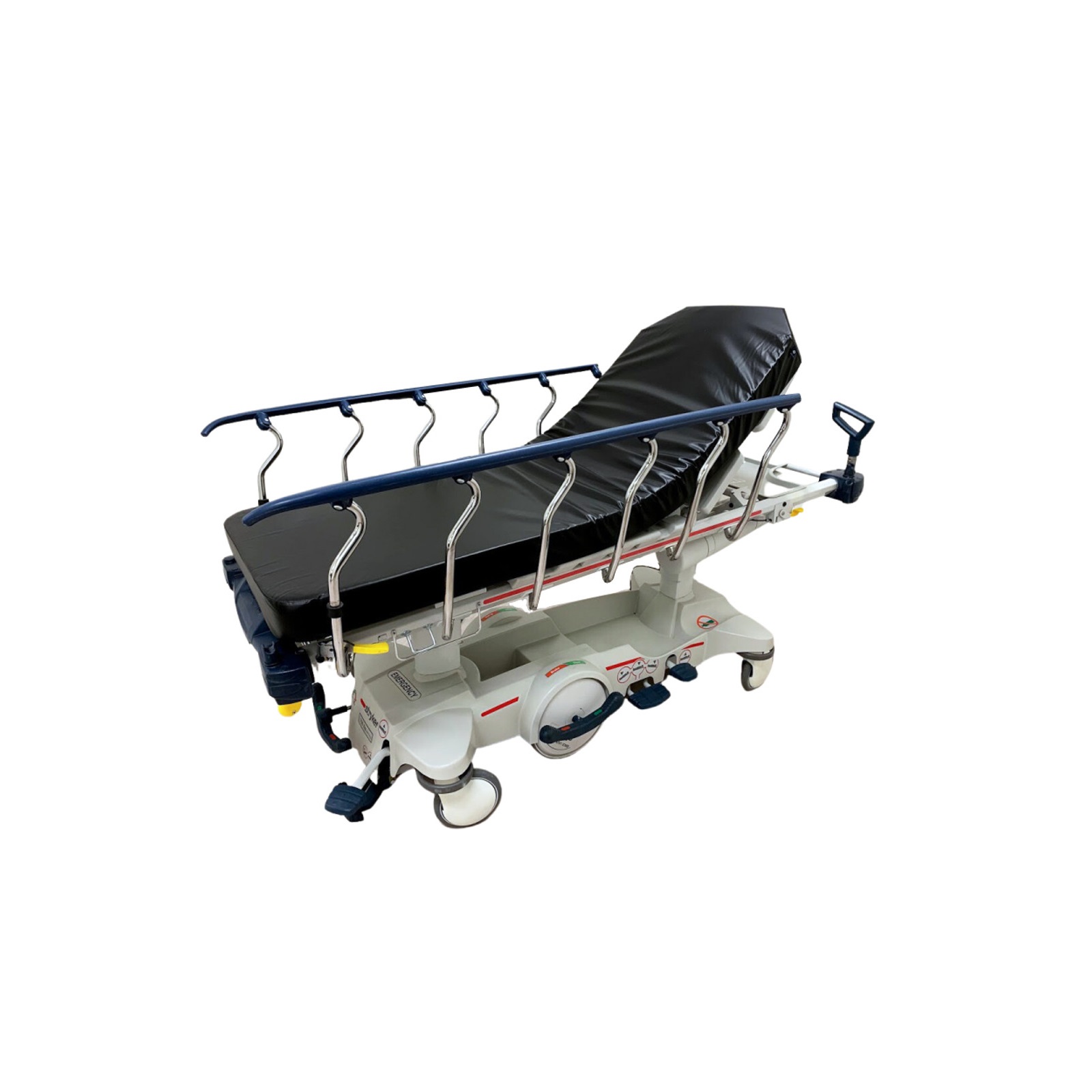 STRYKER BIG WHEEL STRETCHER TROLLEY REFURBISHED